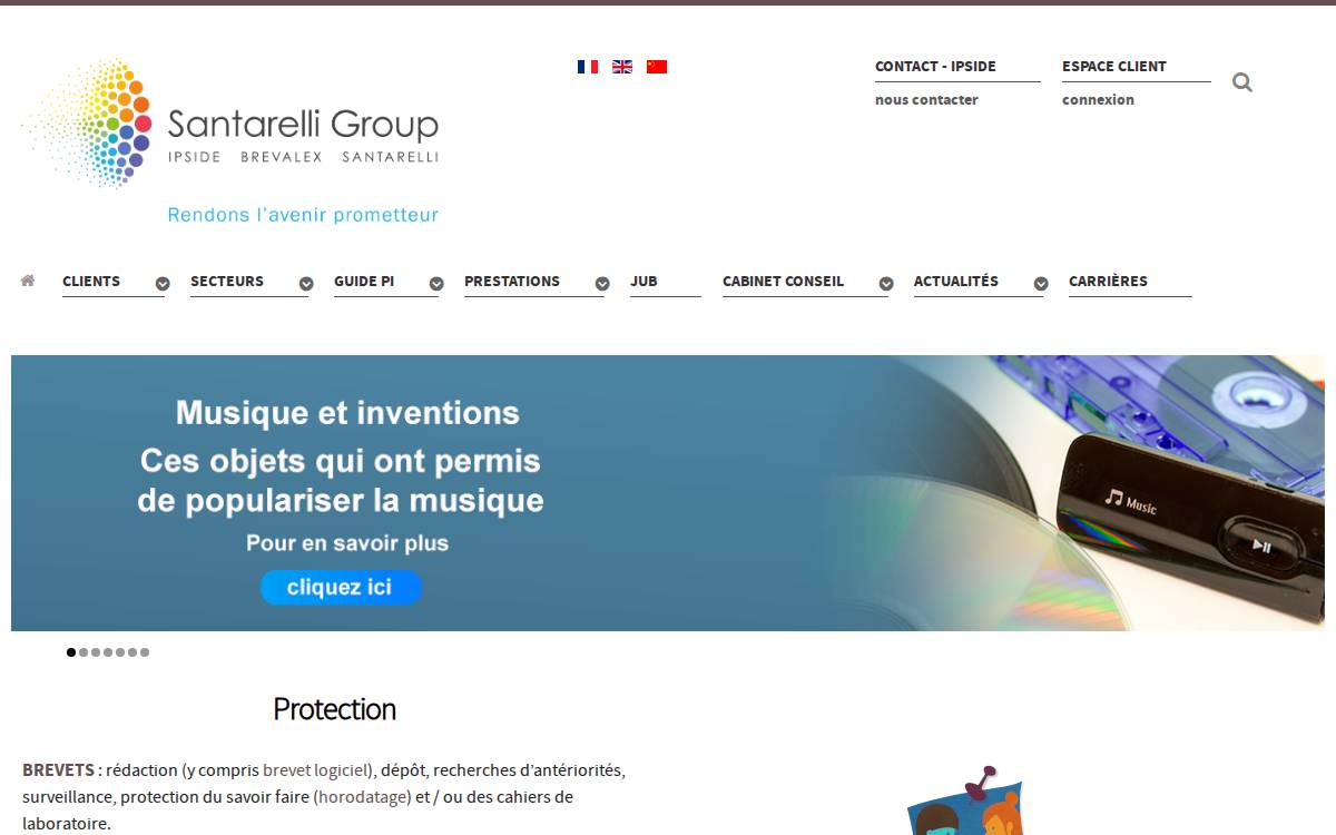 IPSIDE website preview
