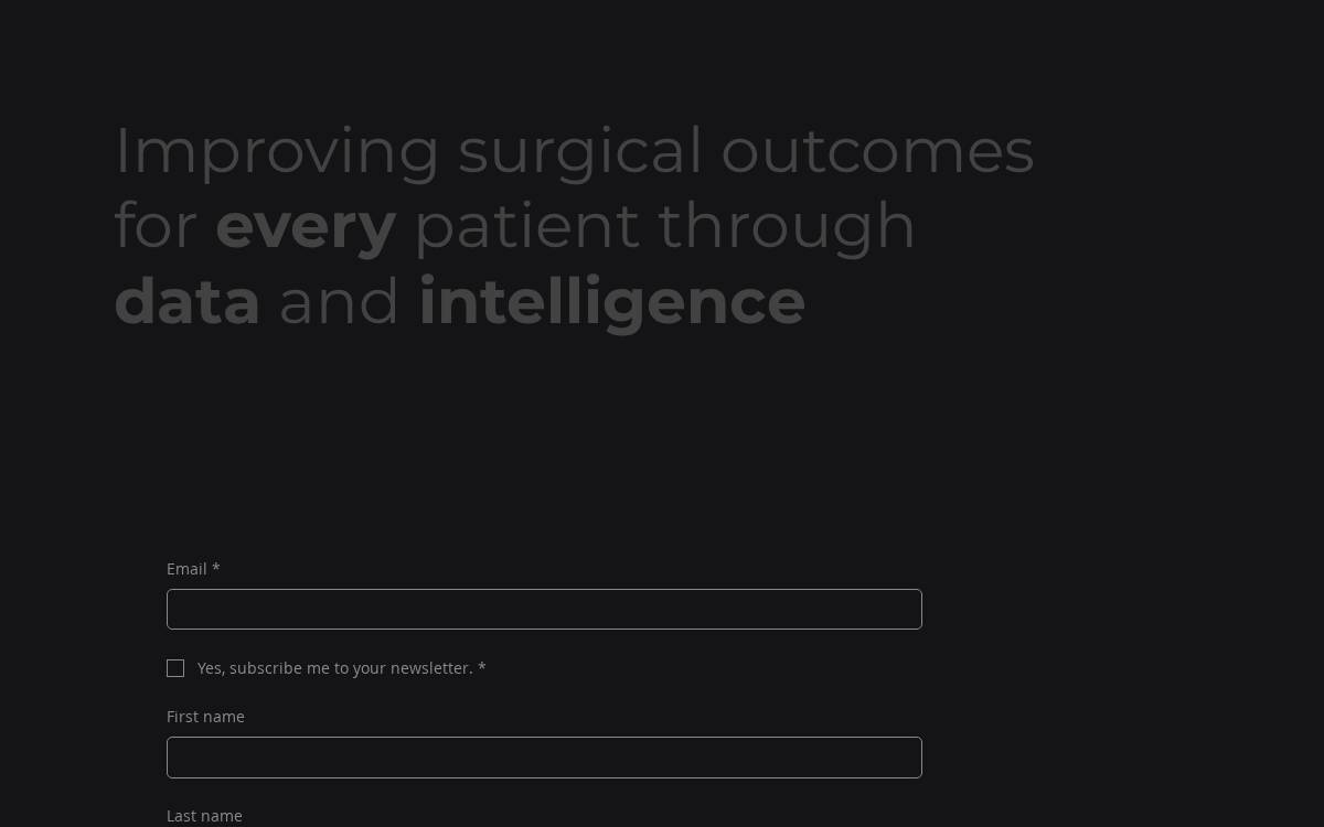 iQ Surgical website preview