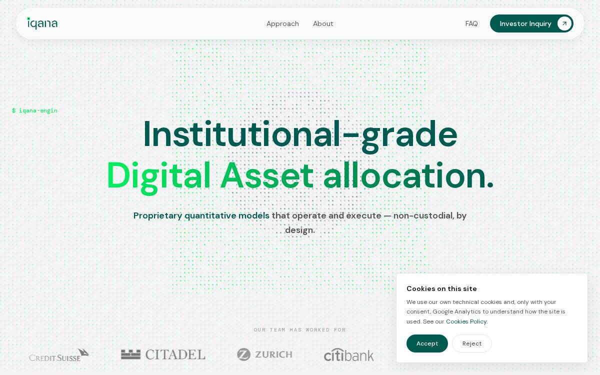 Iqana website preview