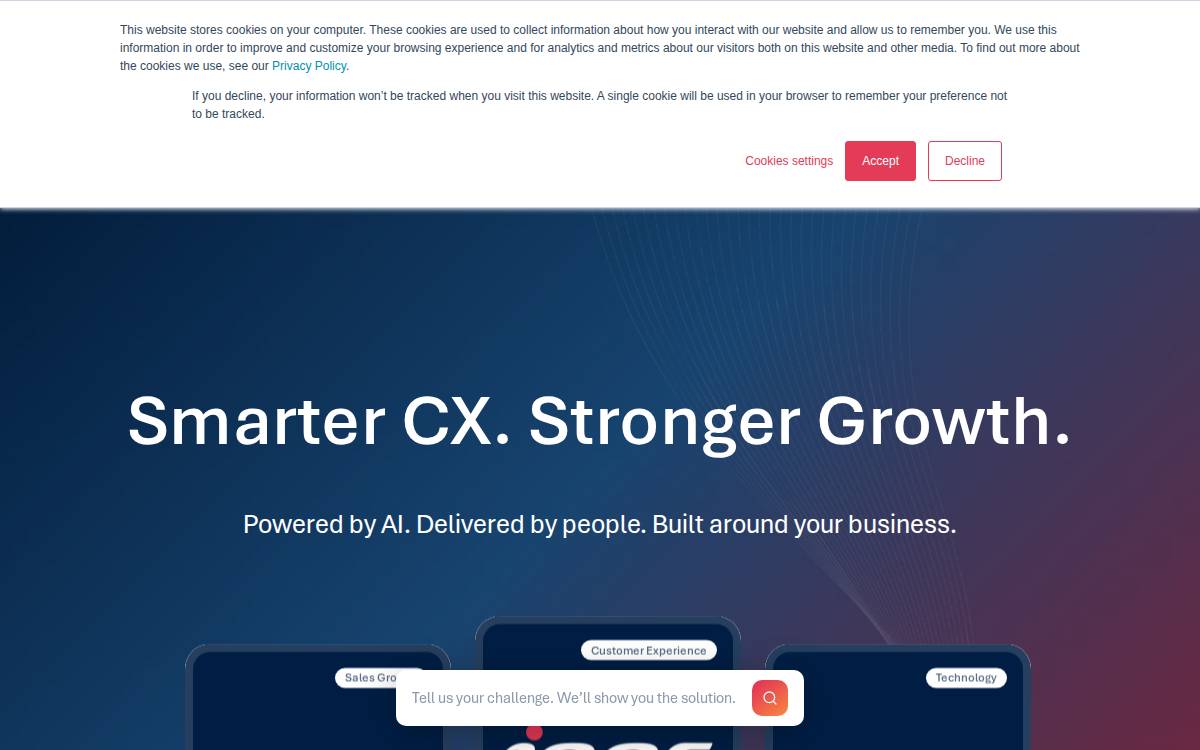 iQor website preview