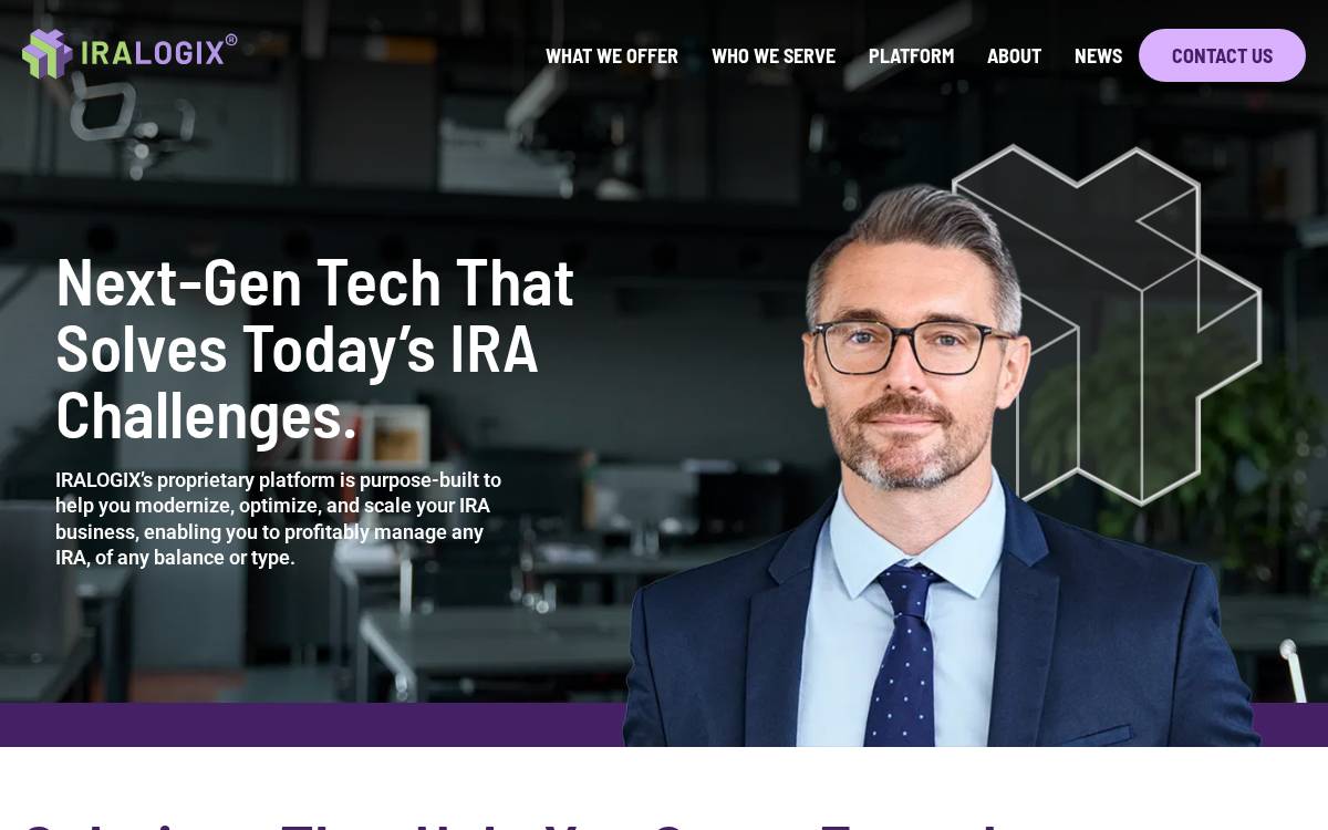 IRALOGIX website preview