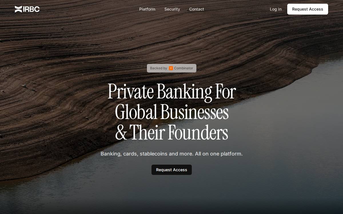 IRBC website preview