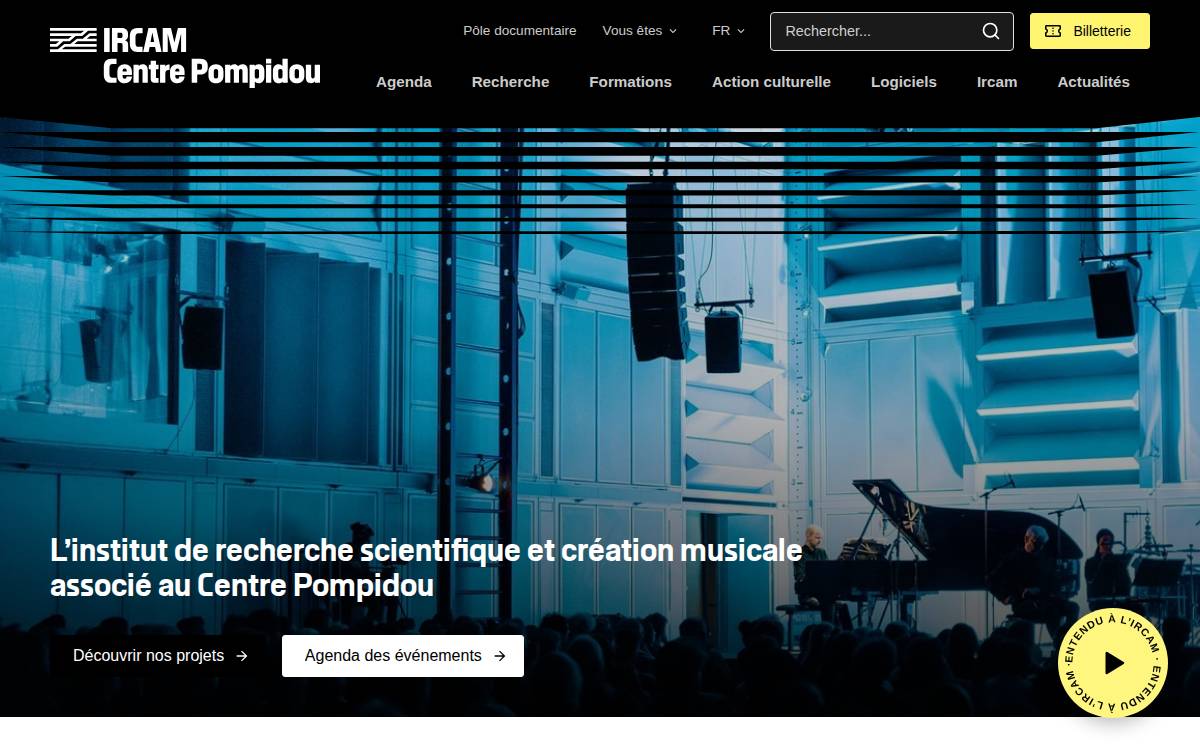 Ircam website preview