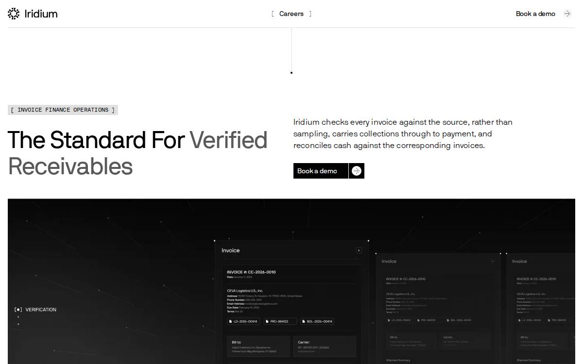 Iridium website preview