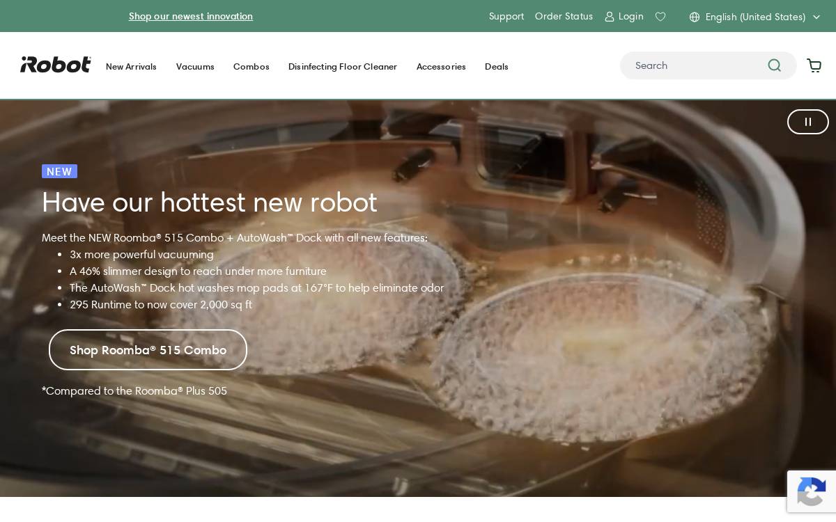 iRobot website preview