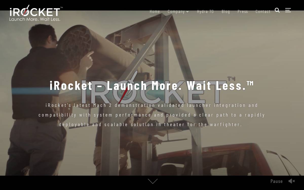 Irocketusa website preview