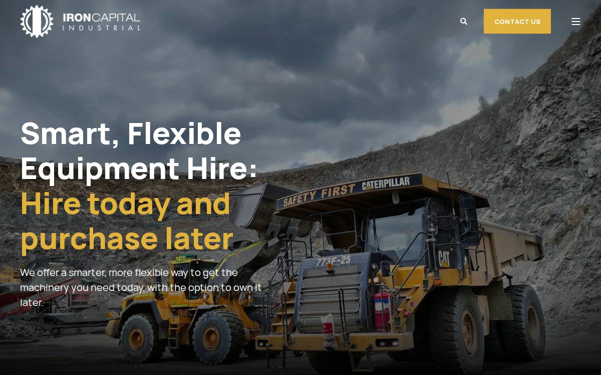 Iron Capital website preview