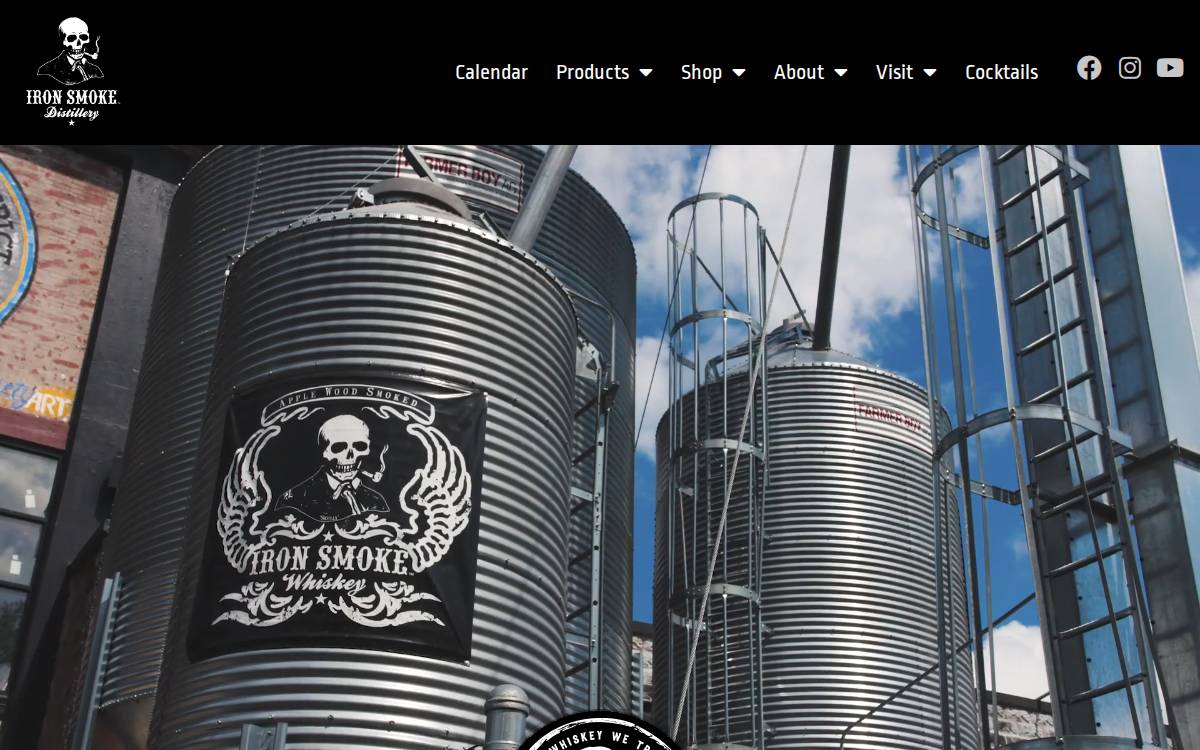 Iron Smoke website preview