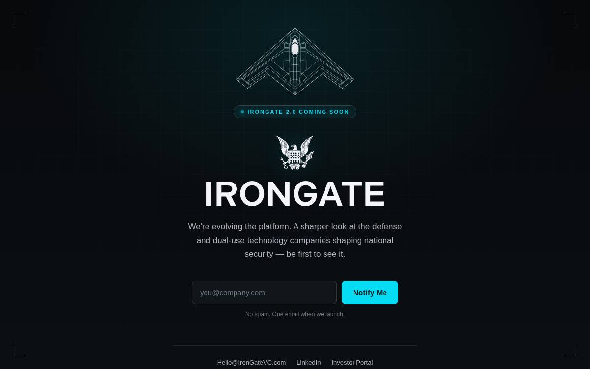 Irongatevc website preview
