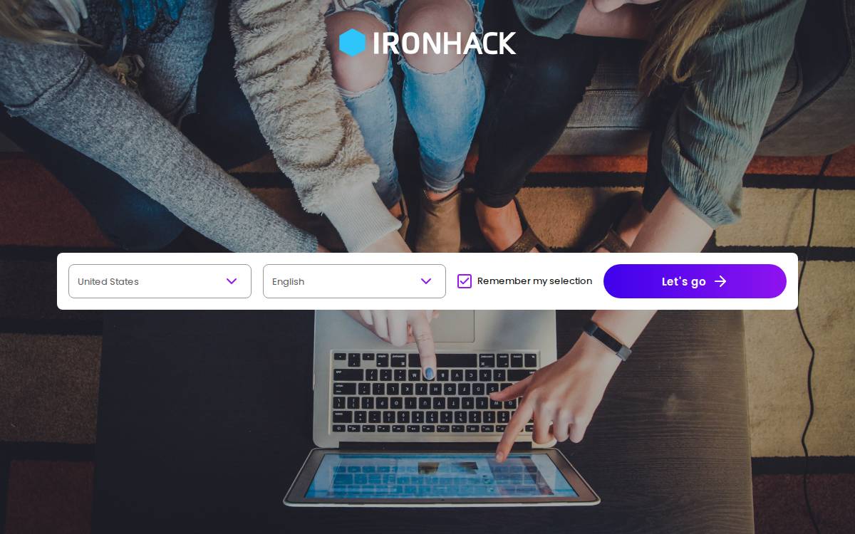 Ironhack Current All website preview