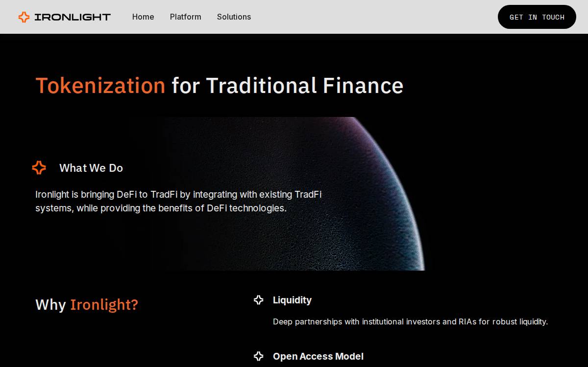 Ironlight Group website preview