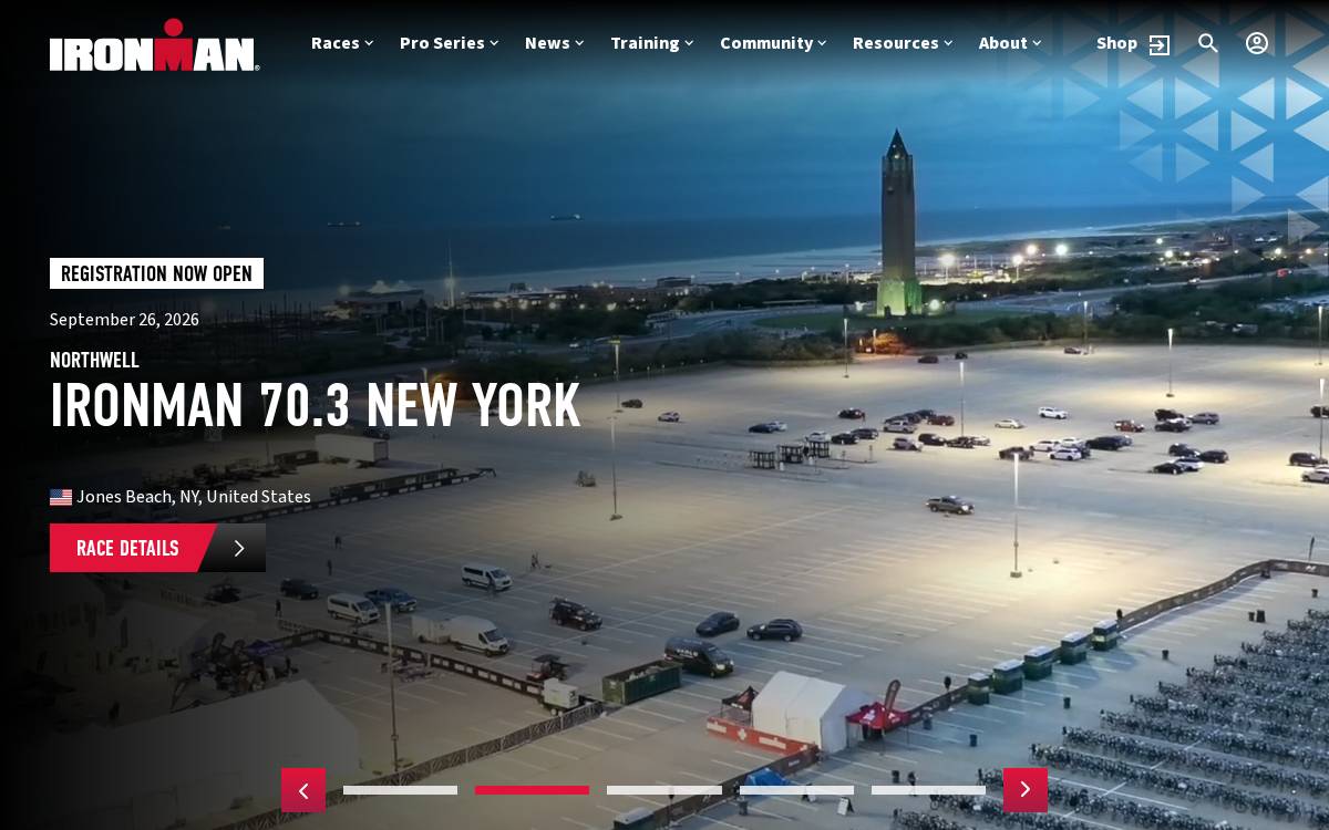 Ironman website preview
