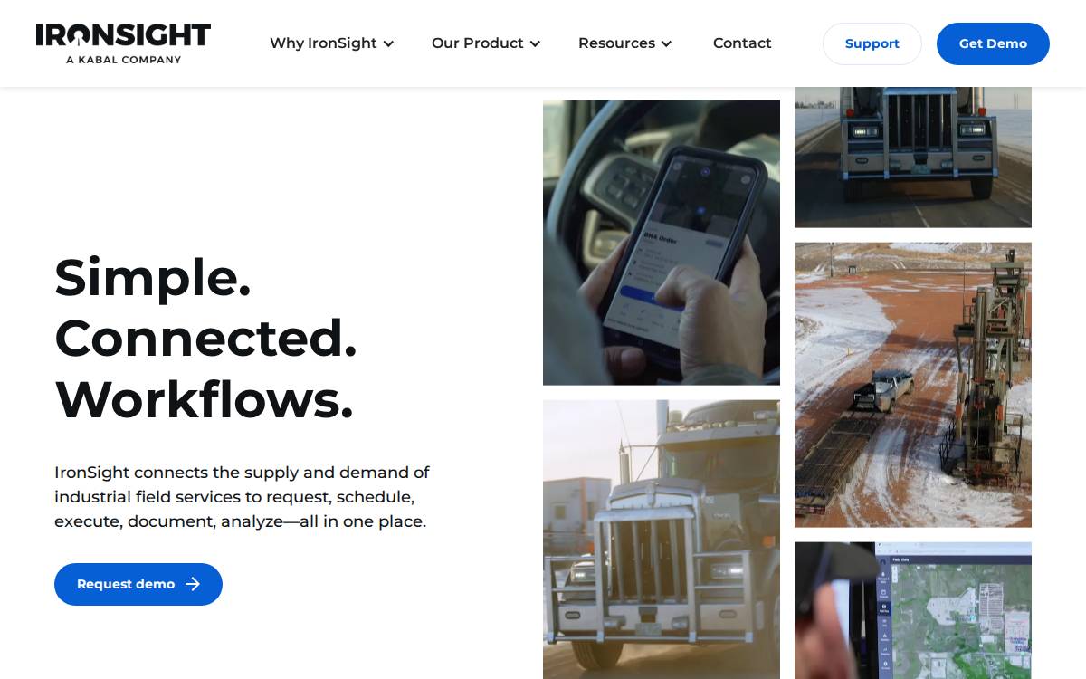 Ironsight website preview