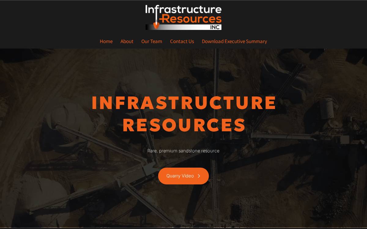 Irquarry website preview