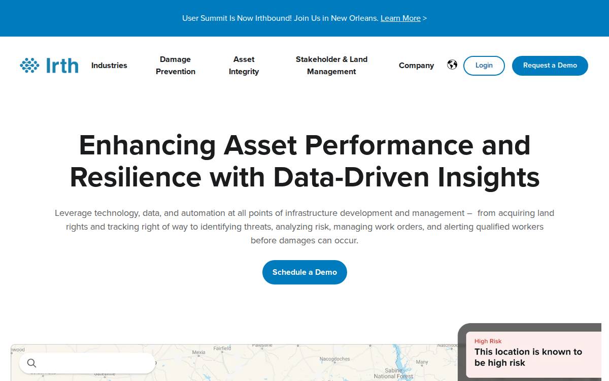 Irthsolutions website preview