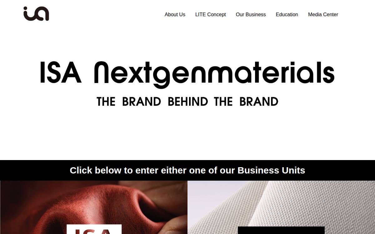 ISA website preview