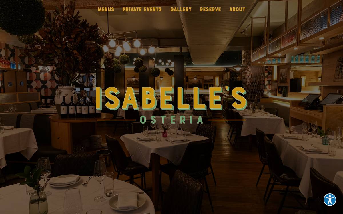 Isabelle's NYC website preview