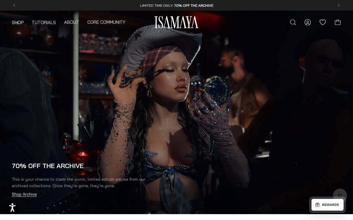 Isamaya website preview