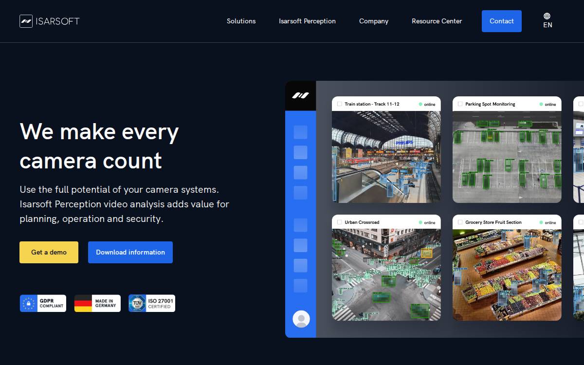 Isarsoft website preview