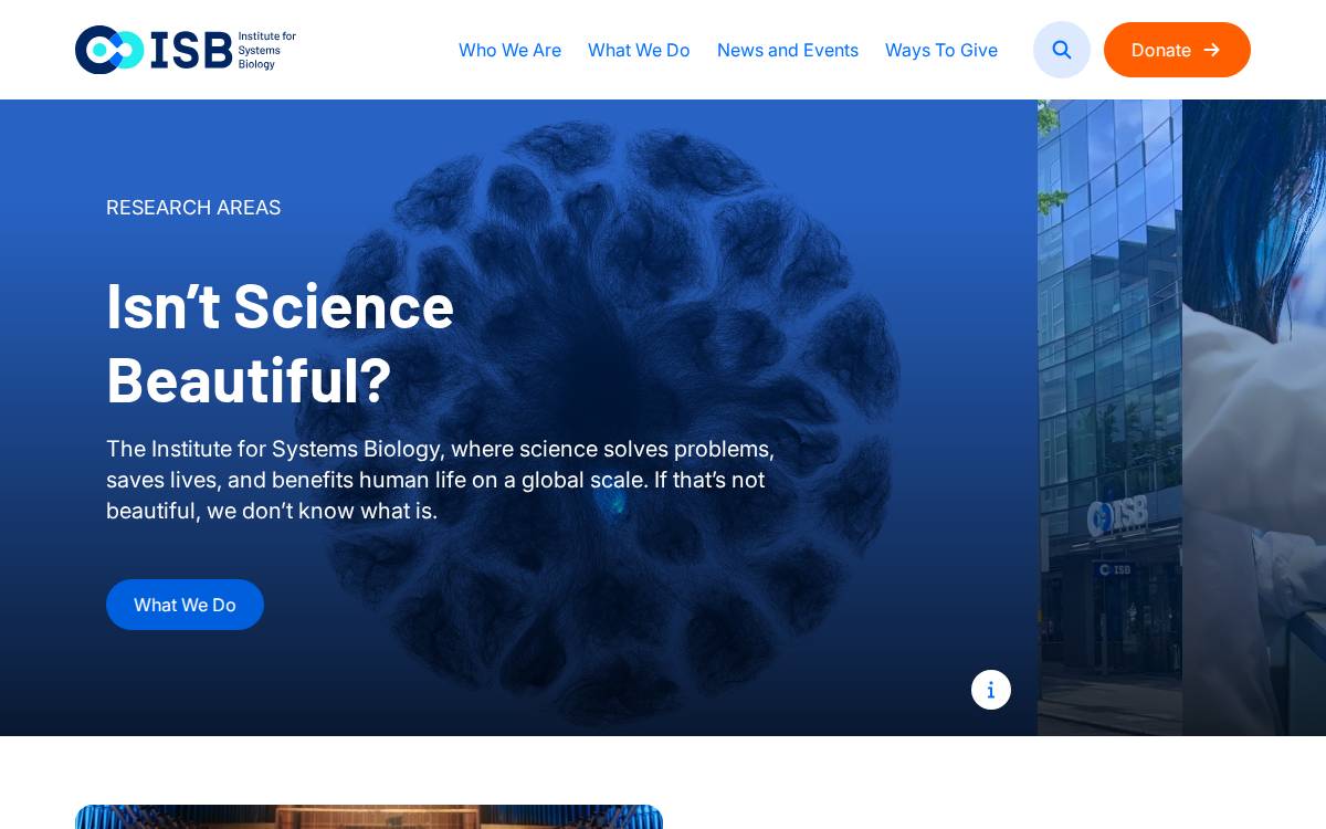 ISB website preview