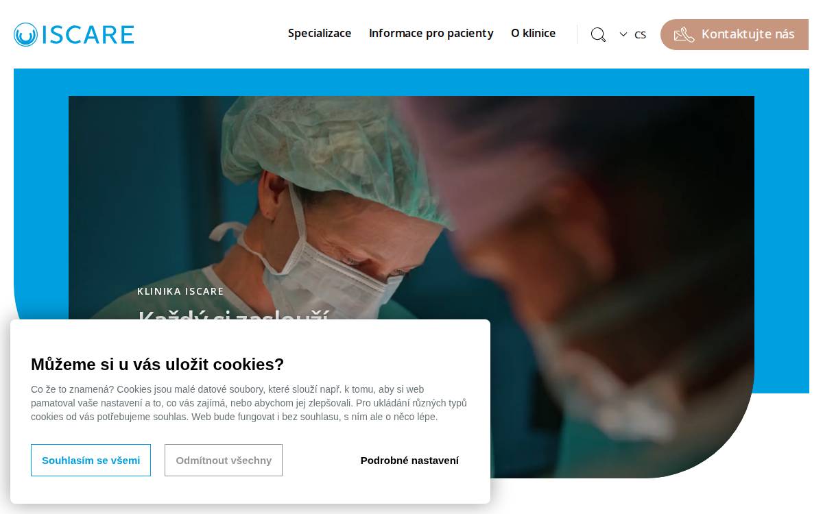 Iscare website preview