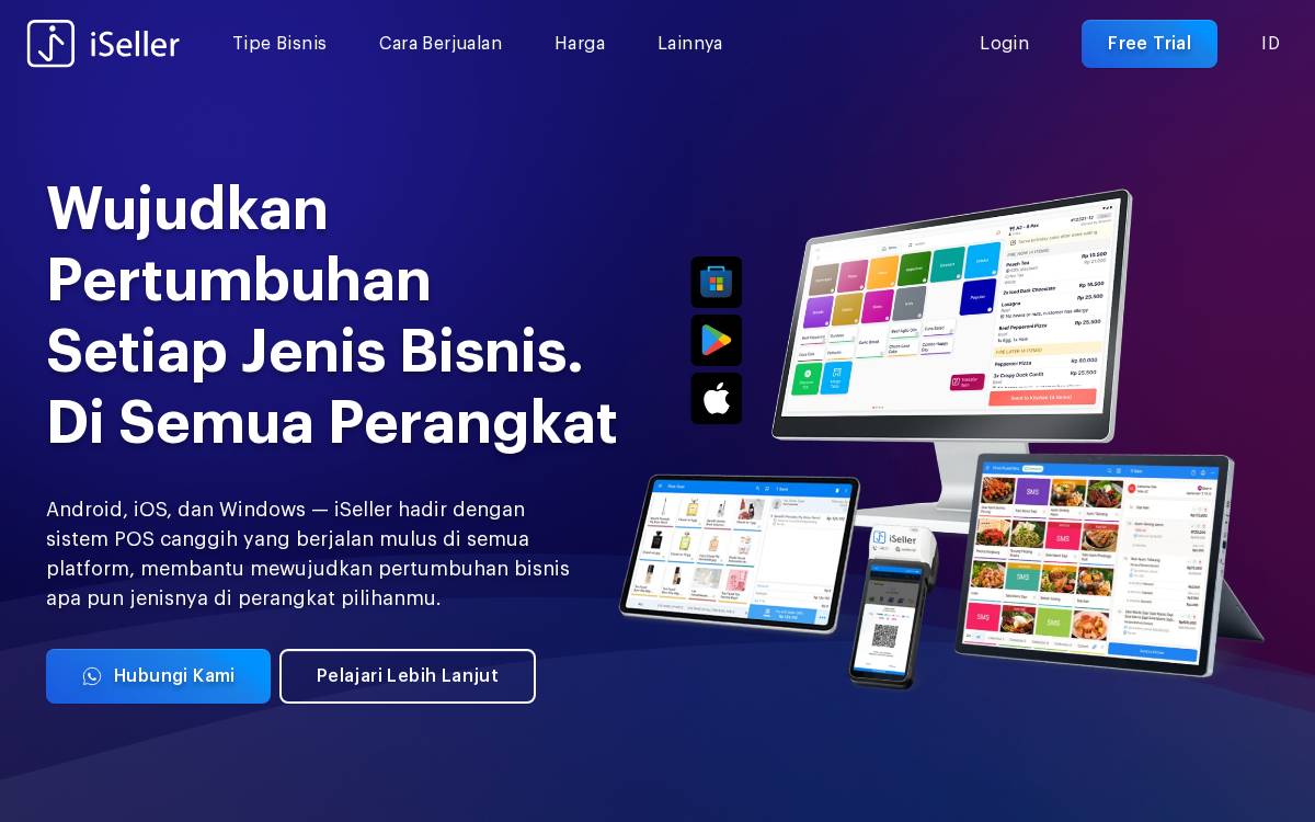 iSeller website preview