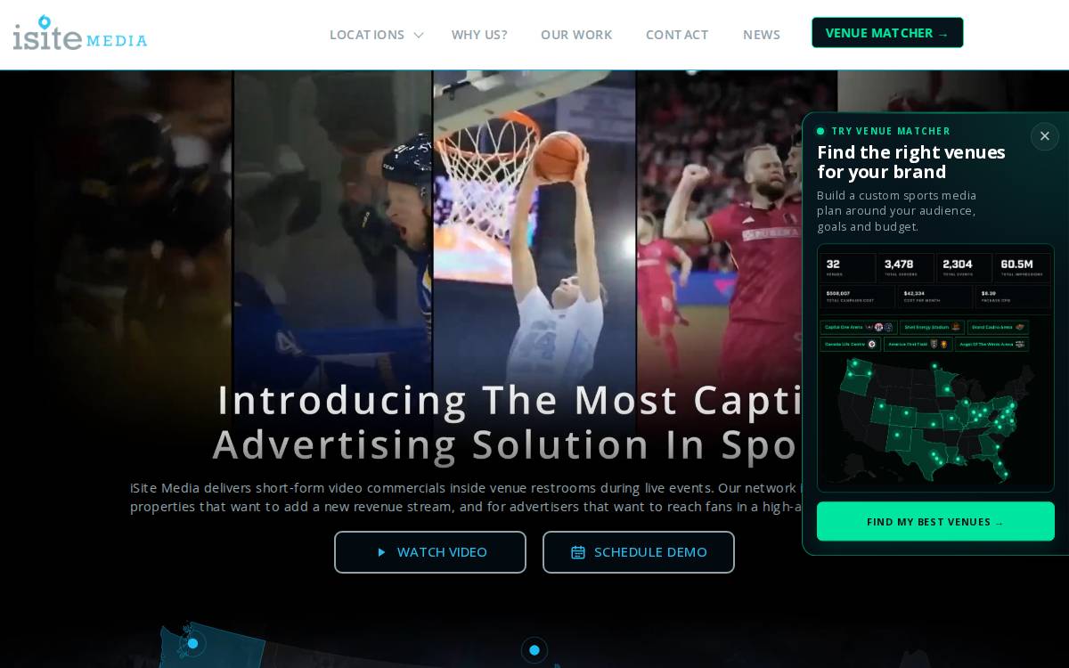 iSite Media website preview