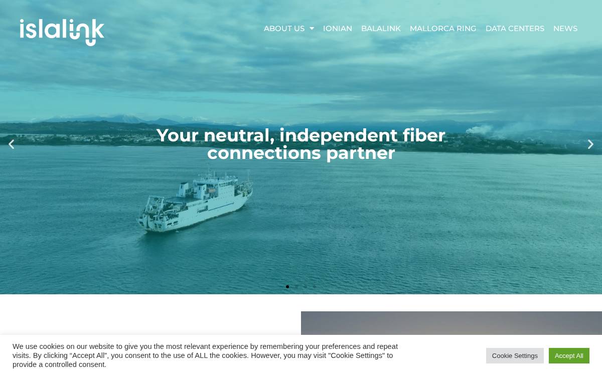 IslaLink website preview
