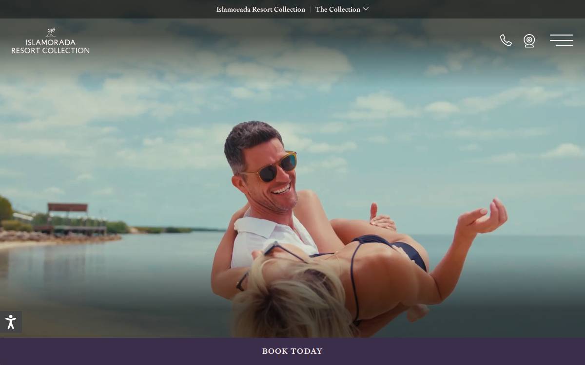 Islamorada Resort Collection website preview