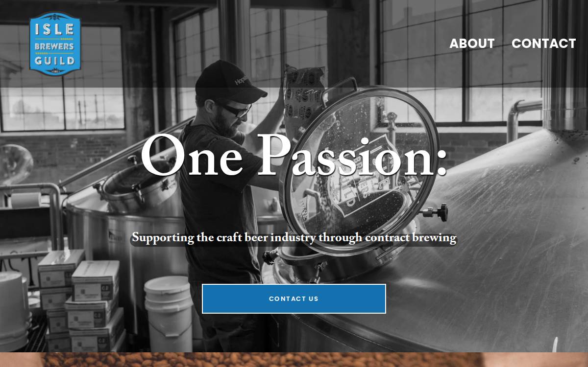 Isle Brewers Guild website preview