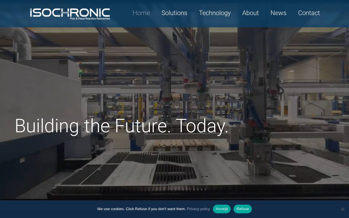 Isochronic website preview