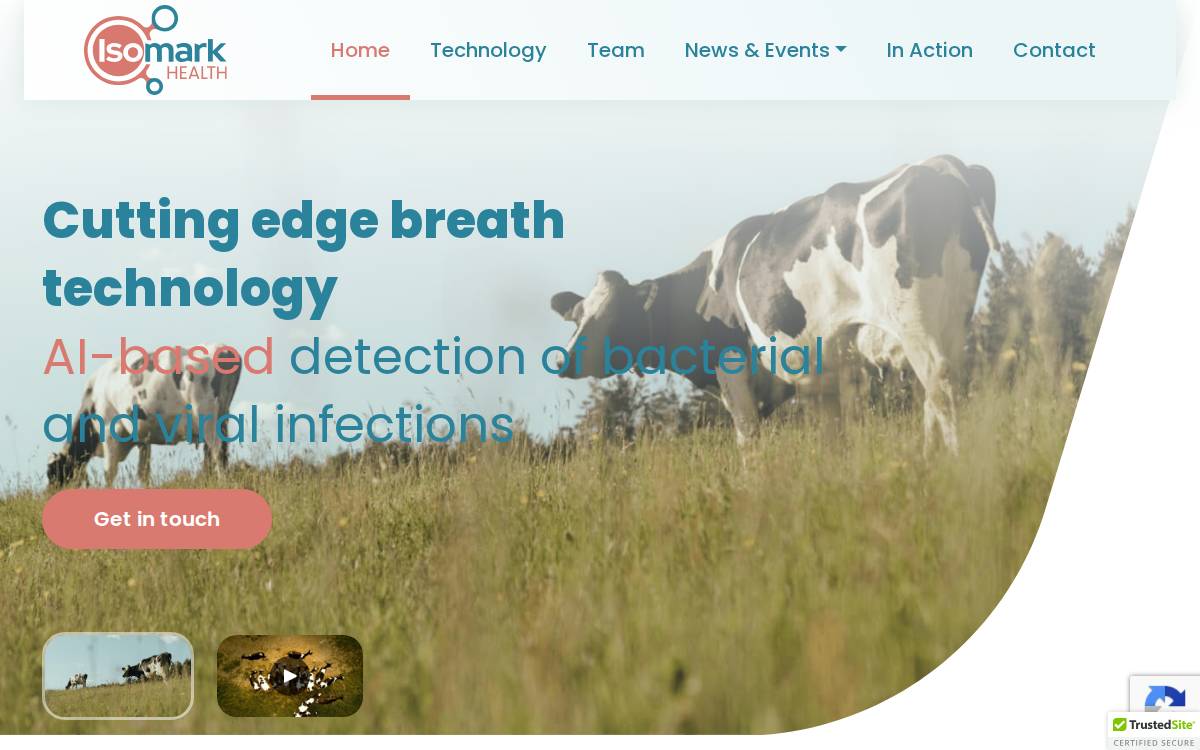 Isomark Health website preview