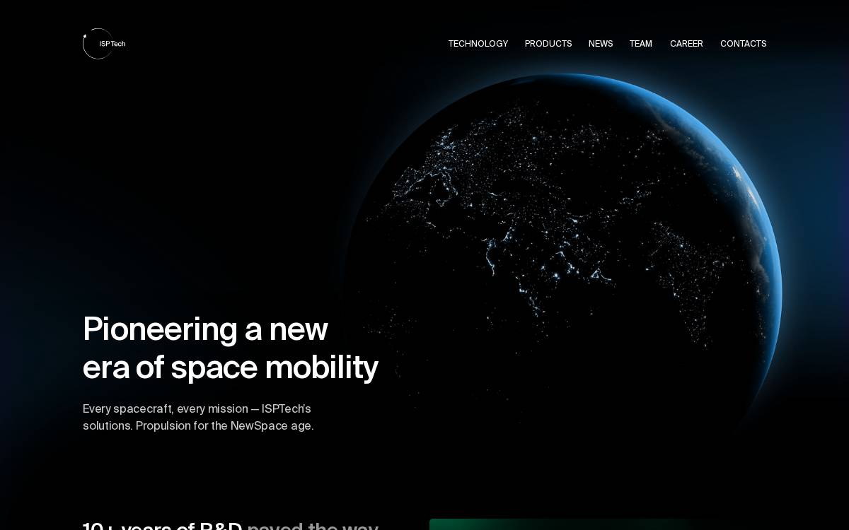 ISPTech website preview