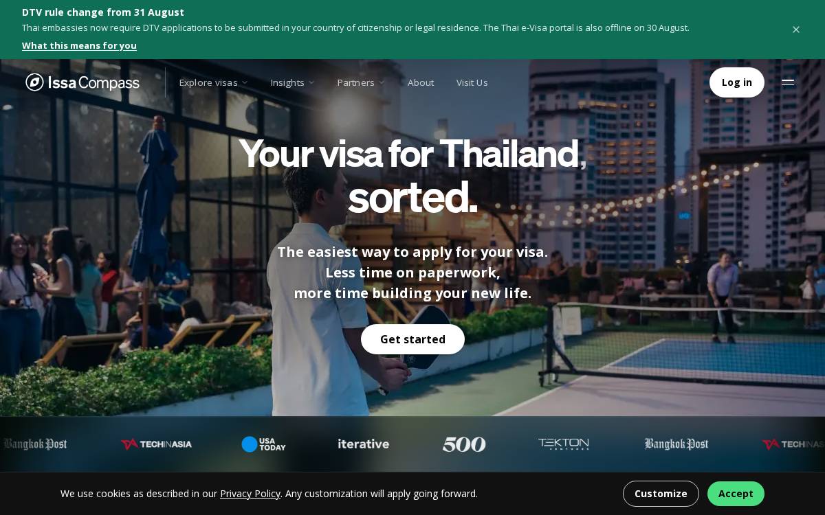 Issa Compass website preview