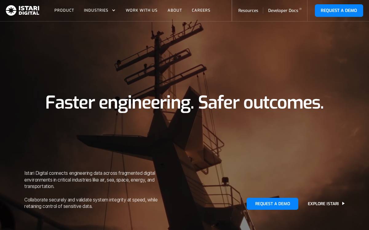 Istari website preview