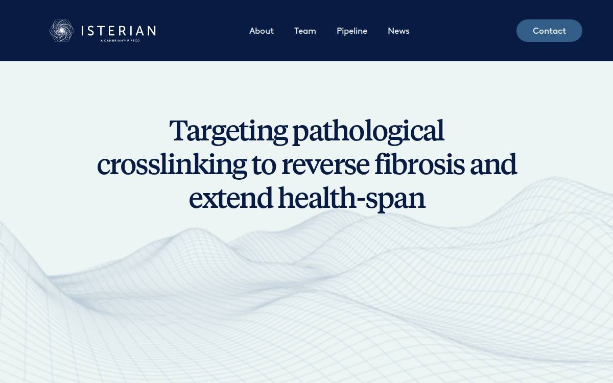 Isterian Biotech website preview