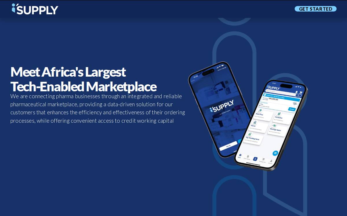 isupply website preview
