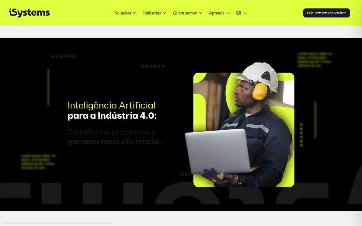 iSystems website preview