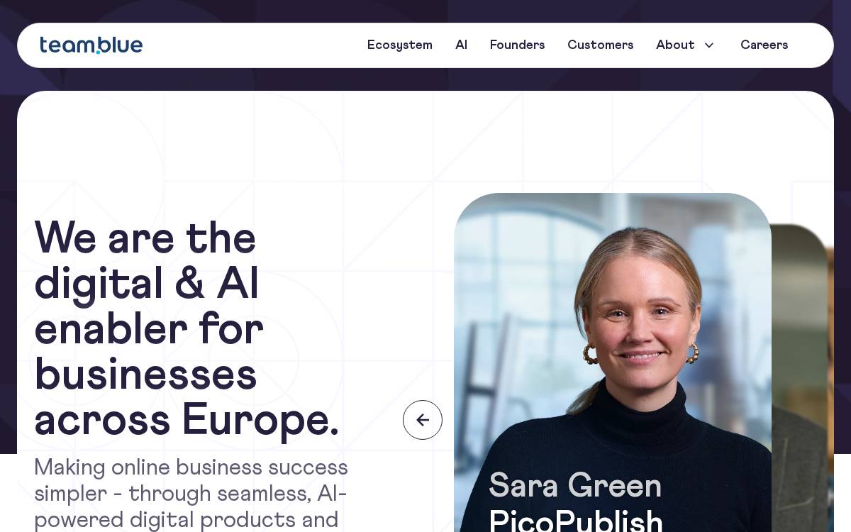 It Ernity website preview