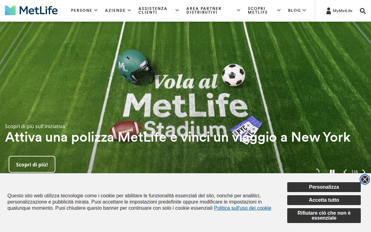 Italy website preview