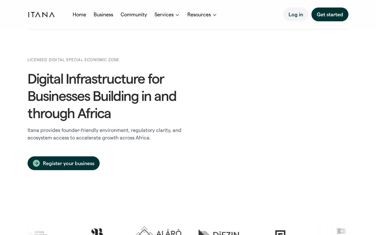 Itana website preview