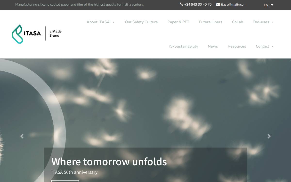 ITASA website preview