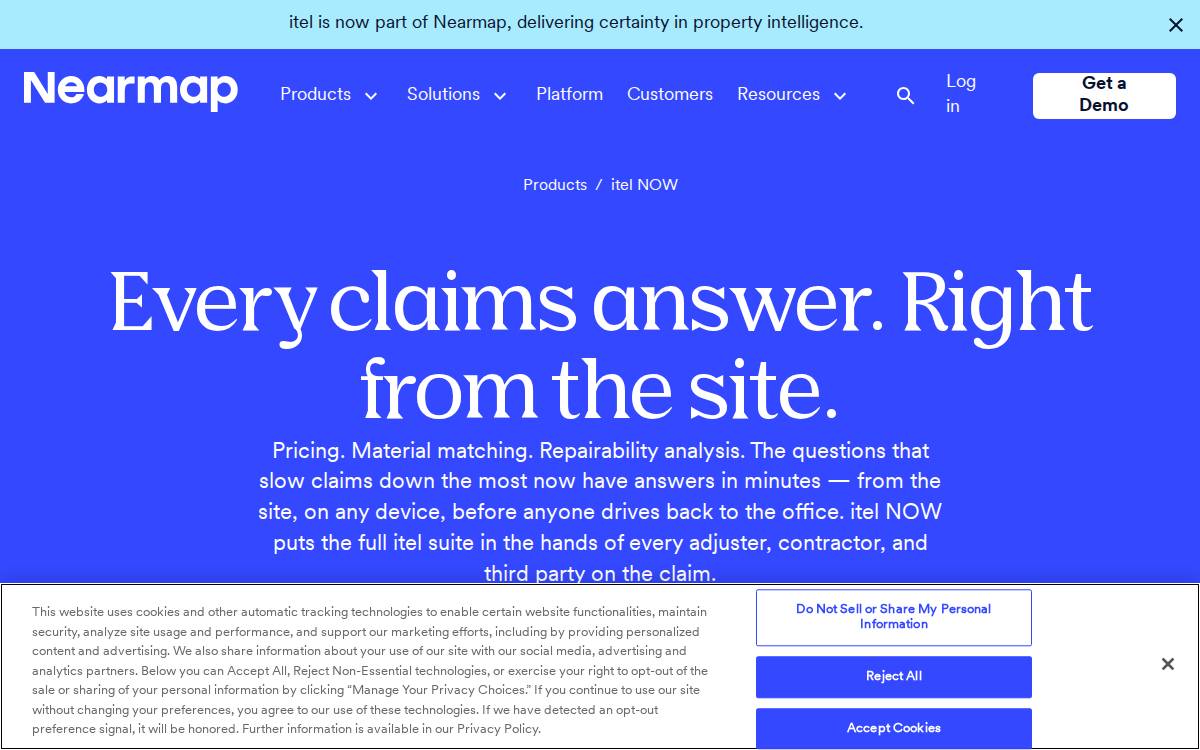 Itelinc website preview