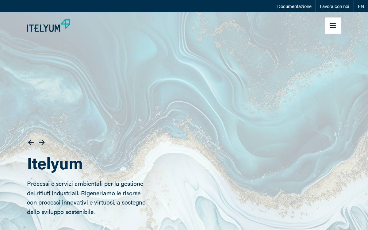 Itelyum website preview