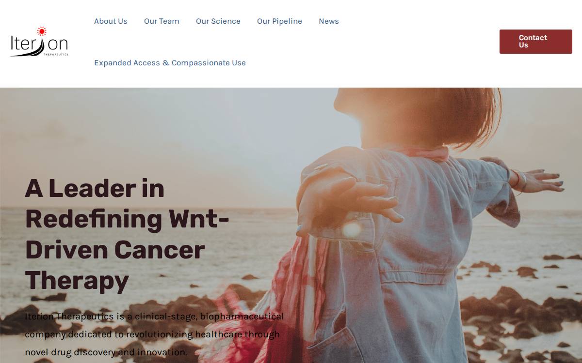 Iteriontherapeutics website preview