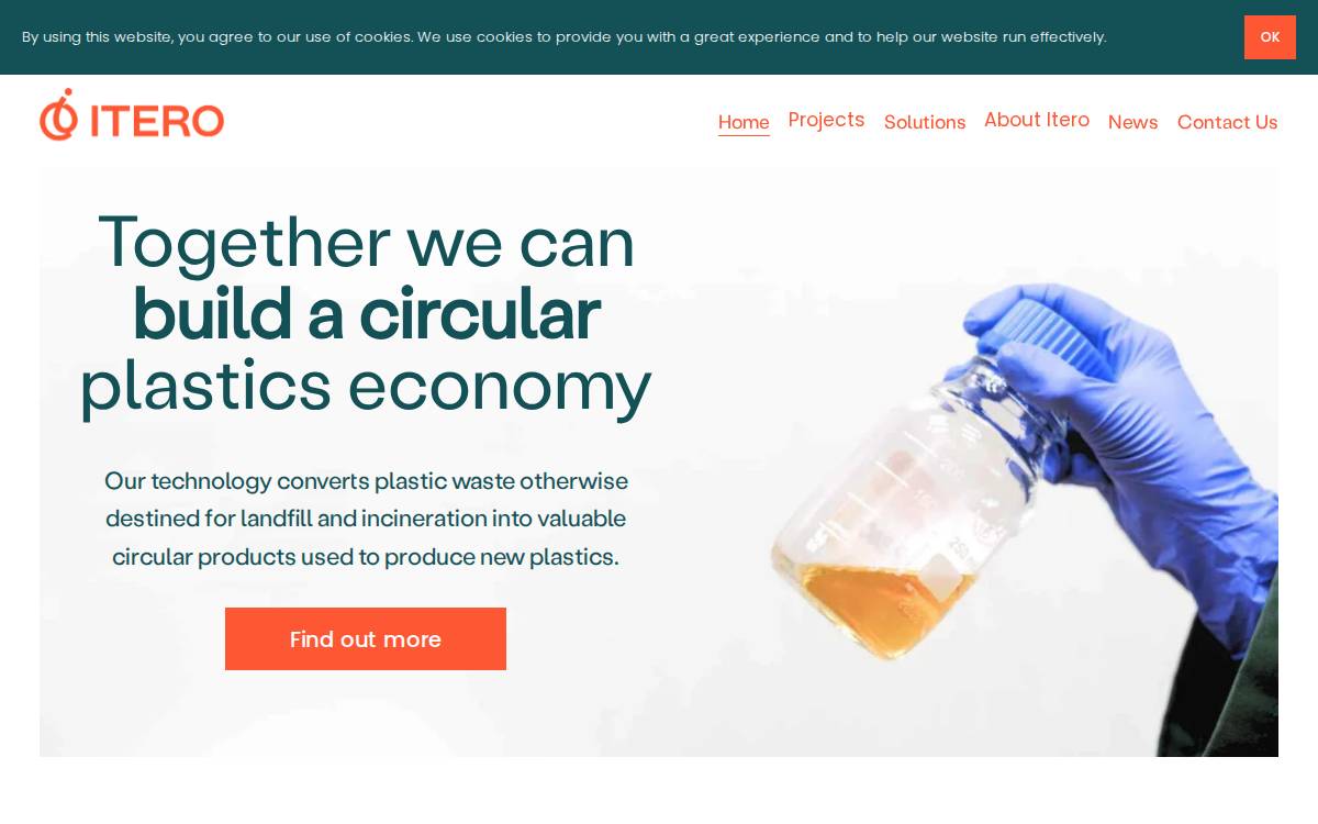 Itero Tech website preview