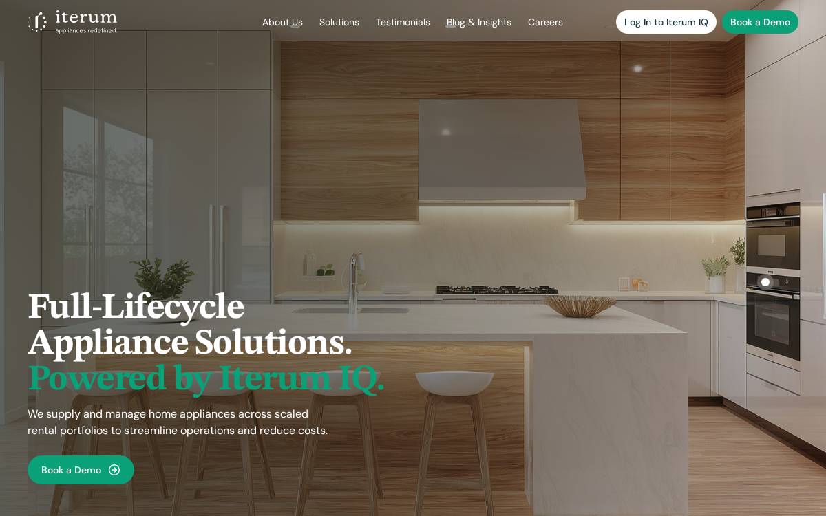 Iterum website preview