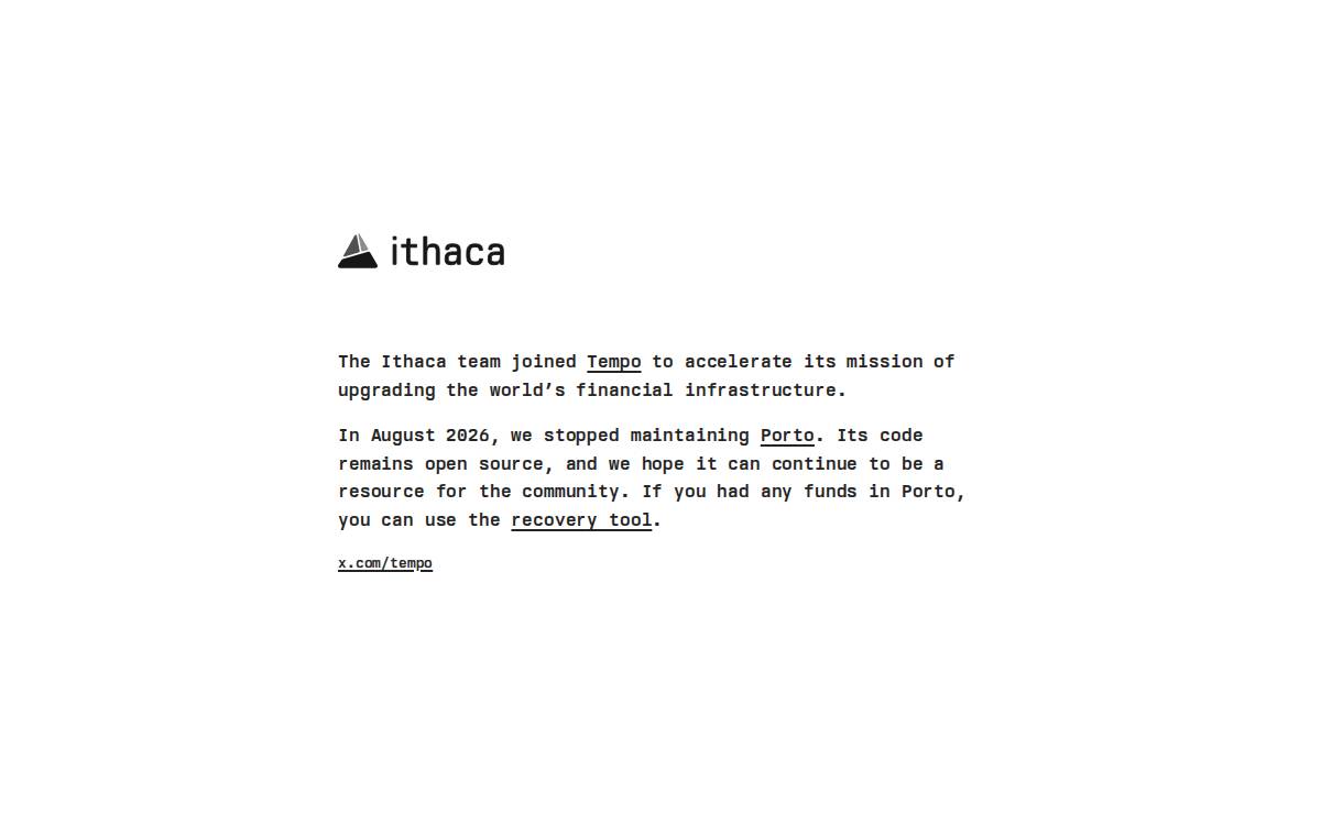 Ithaca website preview