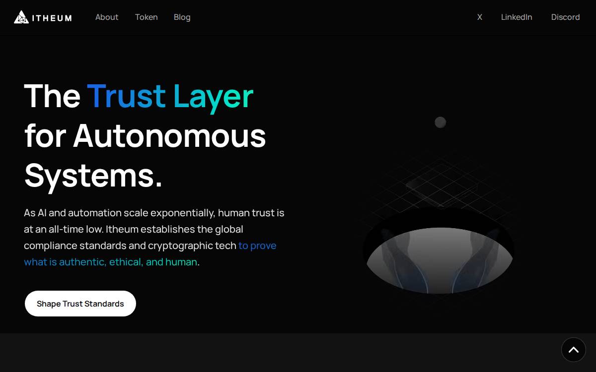 Itheum website preview