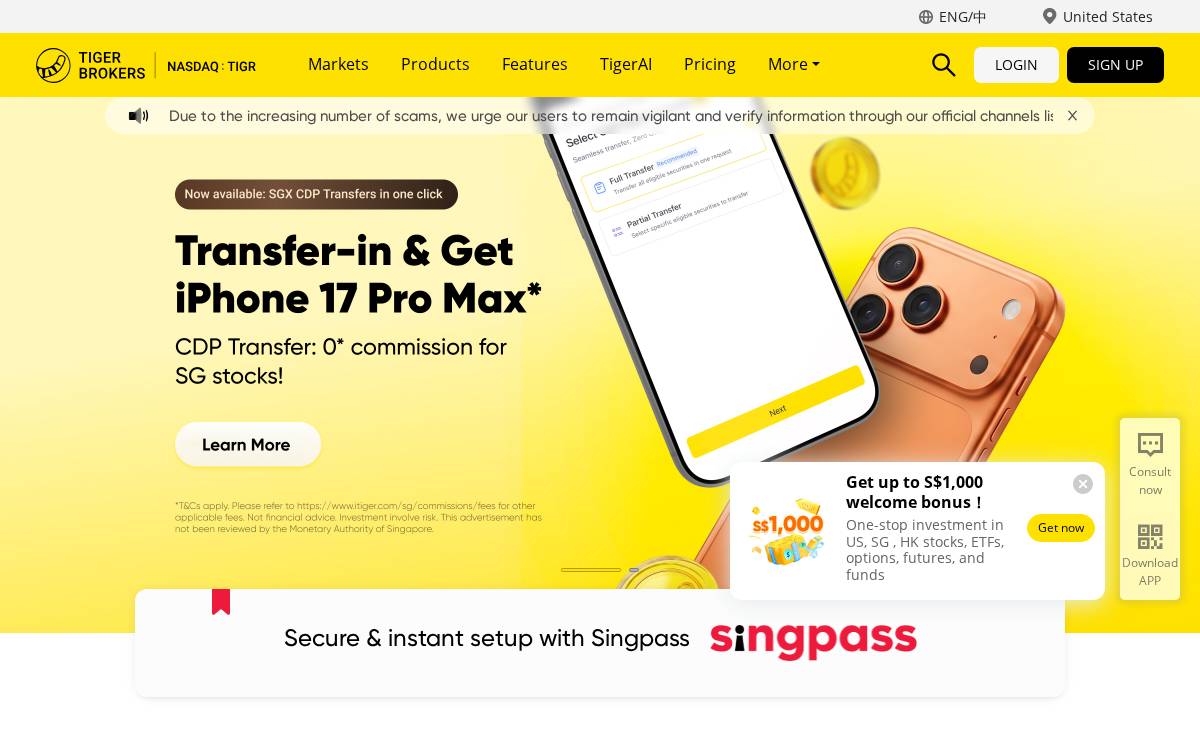Itiger website preview